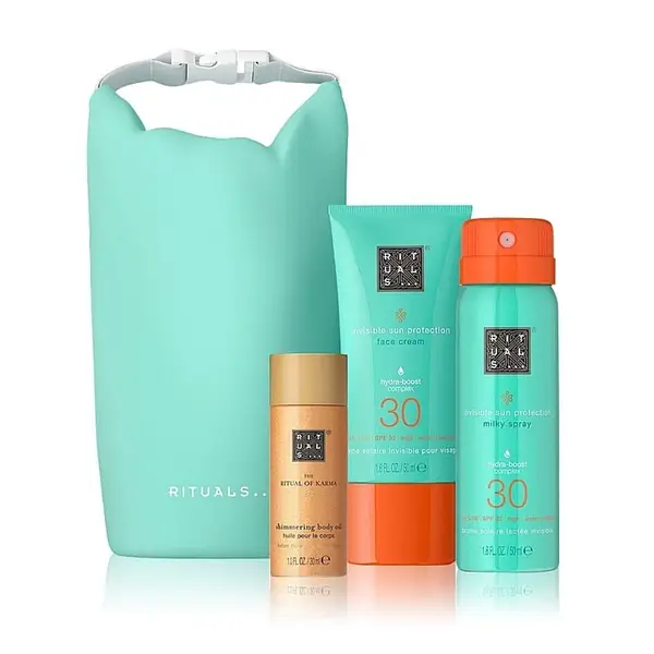 Подарунковий набір у косметичці Rituals The Ritual of Karma – Sun Trial Set, SPF 30