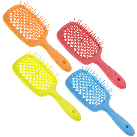 Маленький плаский гребінь для волосся в ассортименті (17 см) Janeke Superbrush Small