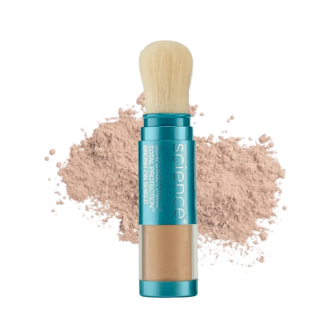 Сонцезахисна пудра з пензлем Colorescience Sunforgettable Total Protection Brush-On Shield SPF 50, 6 г - Tan | 3асмага