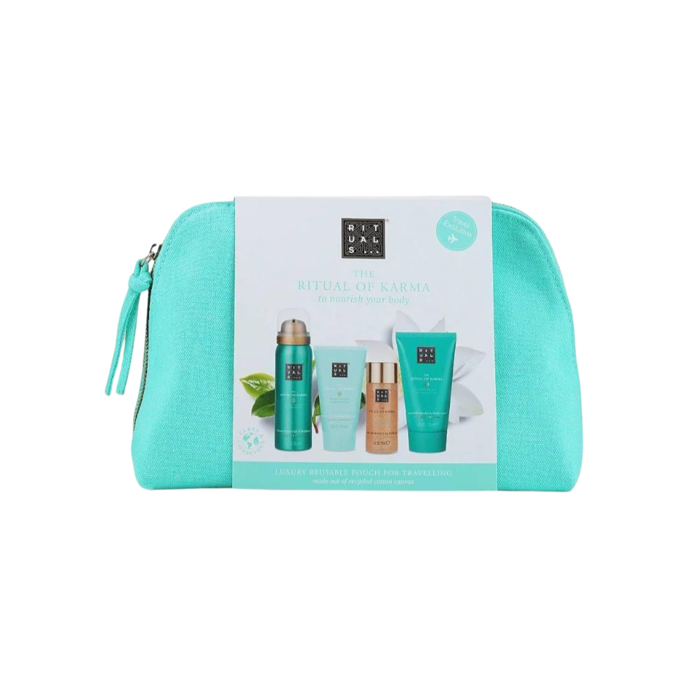 Набір для догляду за тілом Rituals The Ritual of Karma Gift Set Small з косметичкою - 