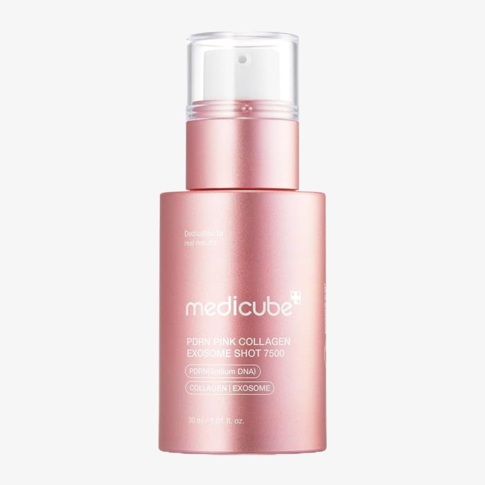 Регенеруюча сироватка з полінуклеотидами, екзосомами та спікулами Medicube PDNR Pink Collagen Exosome Shot 7500, 30 мл