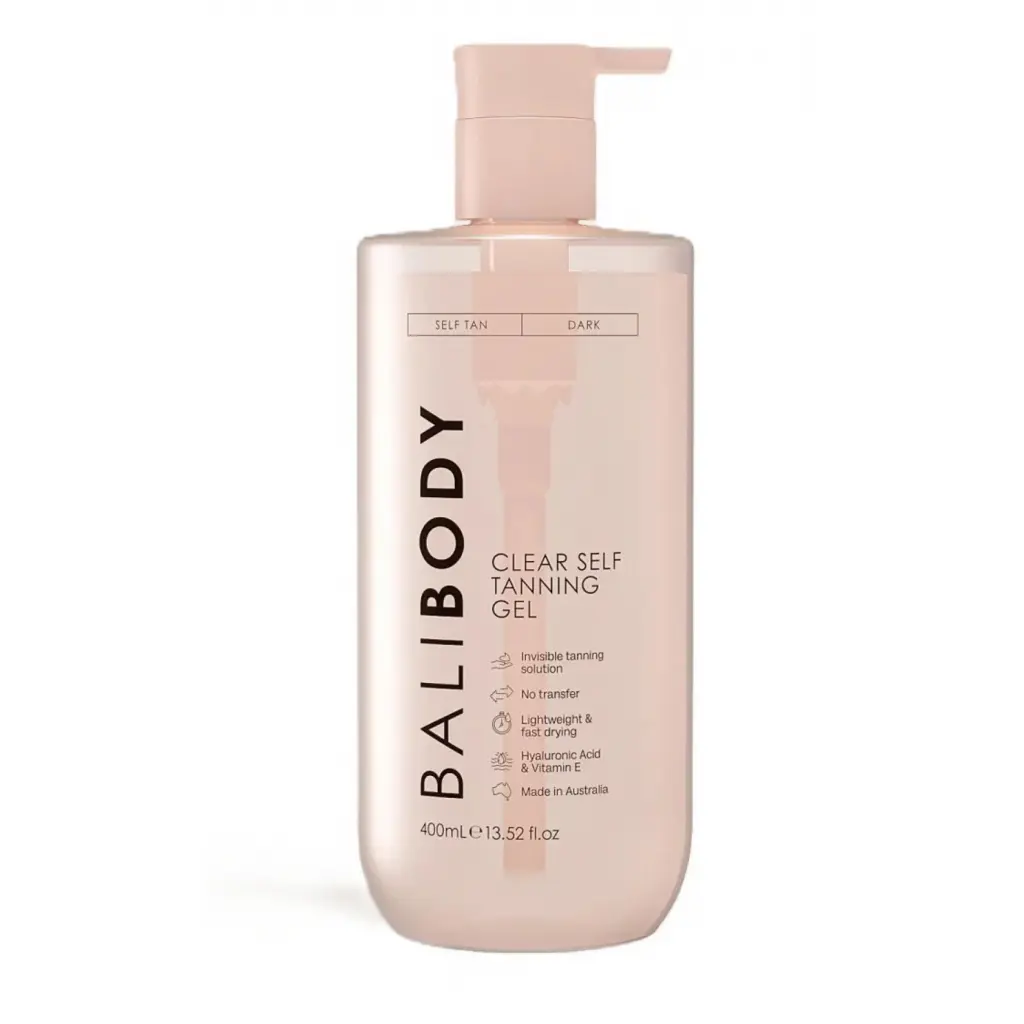 Прозорий гель-автозасмага для тіла з поступовим ефектом Bali Body Clear Self Tanning Gel, 400 мл - 