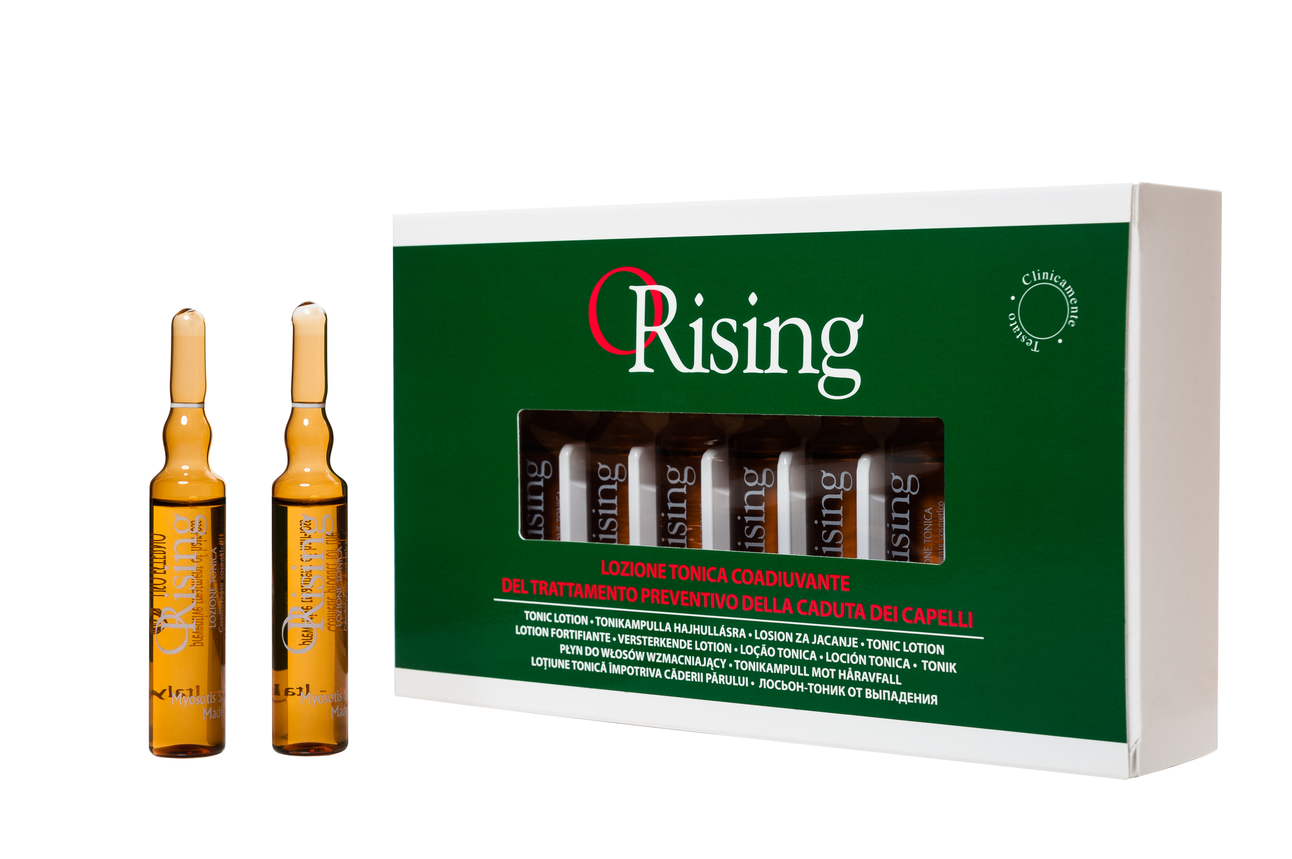 Лосьйон проти випадіння волосся Orising Lozione Anticaduta 10 мл × 12 ампул - 