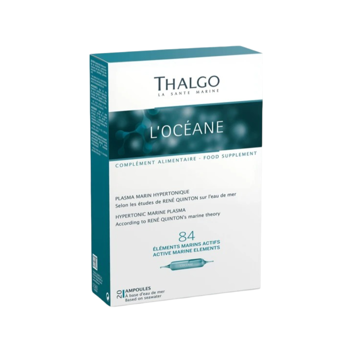 Живильна морська питна вода Thalgo L'Oceane Plasma Marin Hypertonique, 20 ампул
