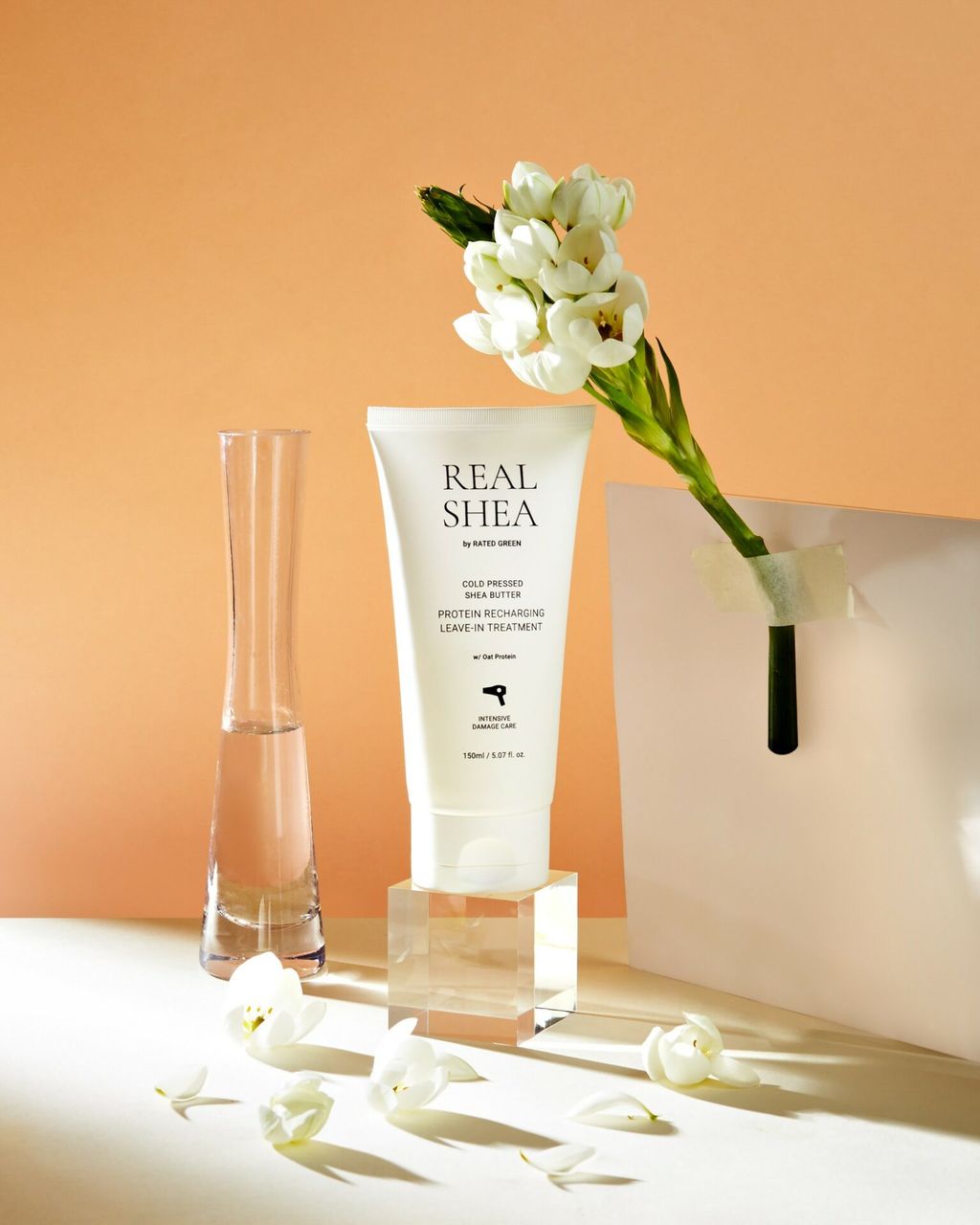 Термозахисний відновлюючий крем для волосся з маслом ши Rated Green REAL SHEA COLD PRESSED SHEA BUTT150