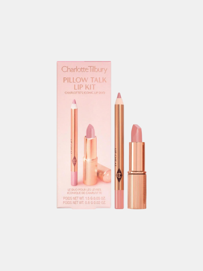 Набір для губ помада і олівчик Charlotte Tilbury Pillow Talk Lip Kit Mini Duo