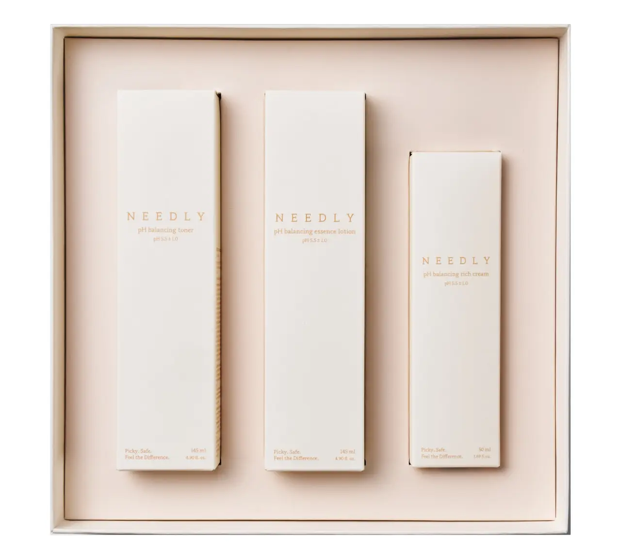 Набір для відновлення pH-балансу шкіри Needly pH Restore Skincare Essentials, 3 в 1