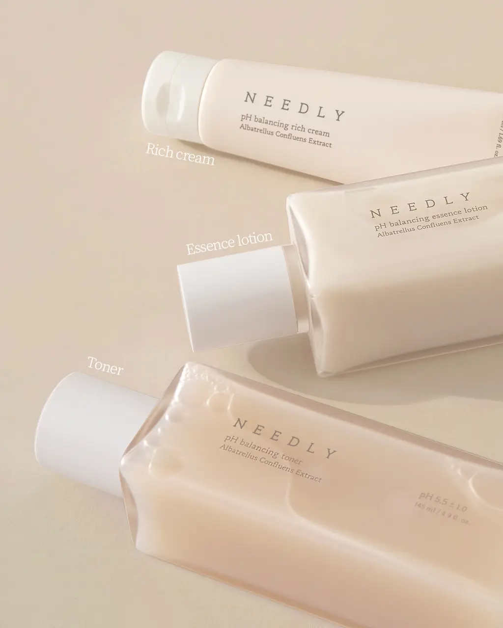 Набір для відновлення pH-балансу шкіри Needly pH Restore Skincare Essentials, 3 в 1