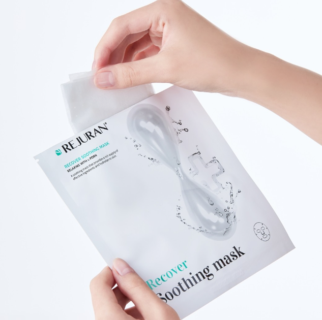 Тканинна заспокійлива маска для відновлення шкіри REJURAN Recover Soothing Mask - 