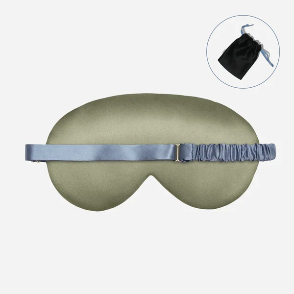 Маска для сну шовкова MOLODO Silk Sleep Mask Forest Moss