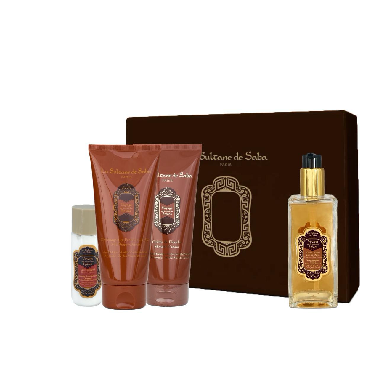 Набір для догляду за тілом аюрведичний La Sultane de Saba Voyage sur la Route des Épices