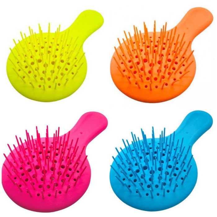 Маленький круглий гребінь для волосся в ассортименті (15 см) Janeke Superbrush Mini