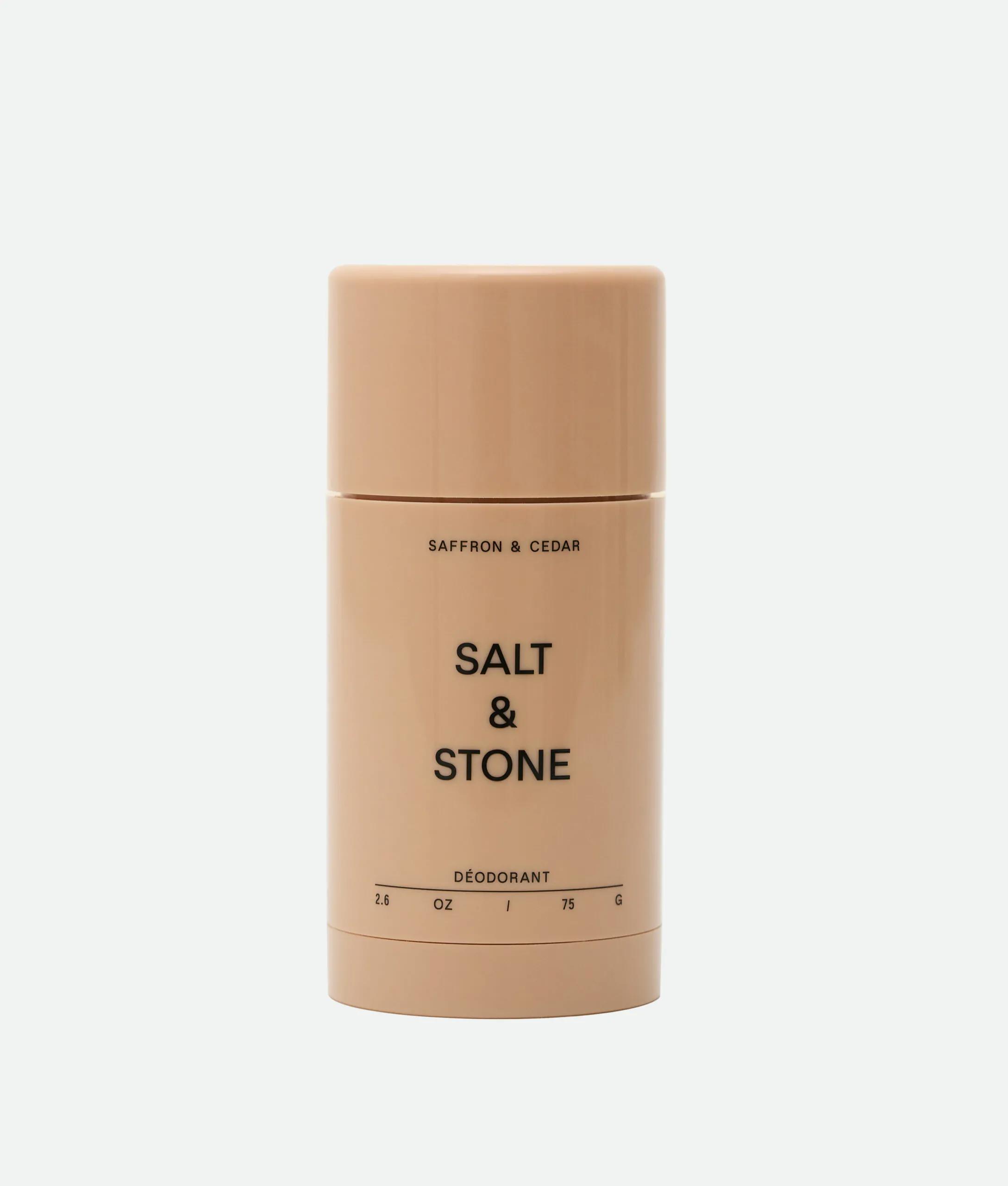 Натуральний дезодорант з ароматом шафрану та кедру SALT & STONЕ Natural Deodorant Saffron & Cedar - Formula Nº 1