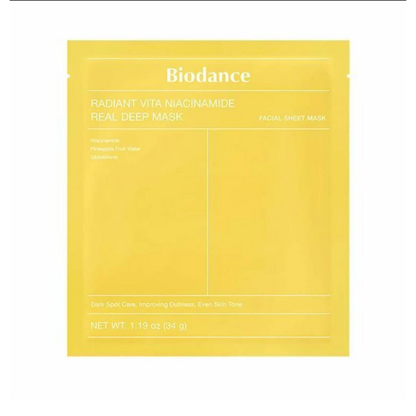 Маска гідрогелева з вітамінним комплексом Radiant Vita Niacinamide Real Deep Mask 