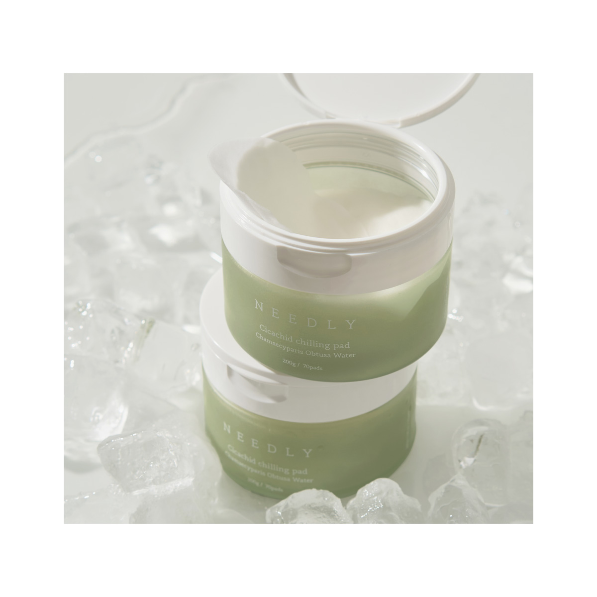 Тонер-пади для заспокоєння шкіри Needly Cicachid Chilling Pad, 70 шт