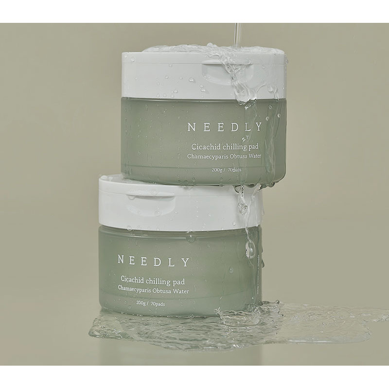 Тонер-пади для заспокоєння шкіри Needly Cicachid Chilling Pad, 70 шт