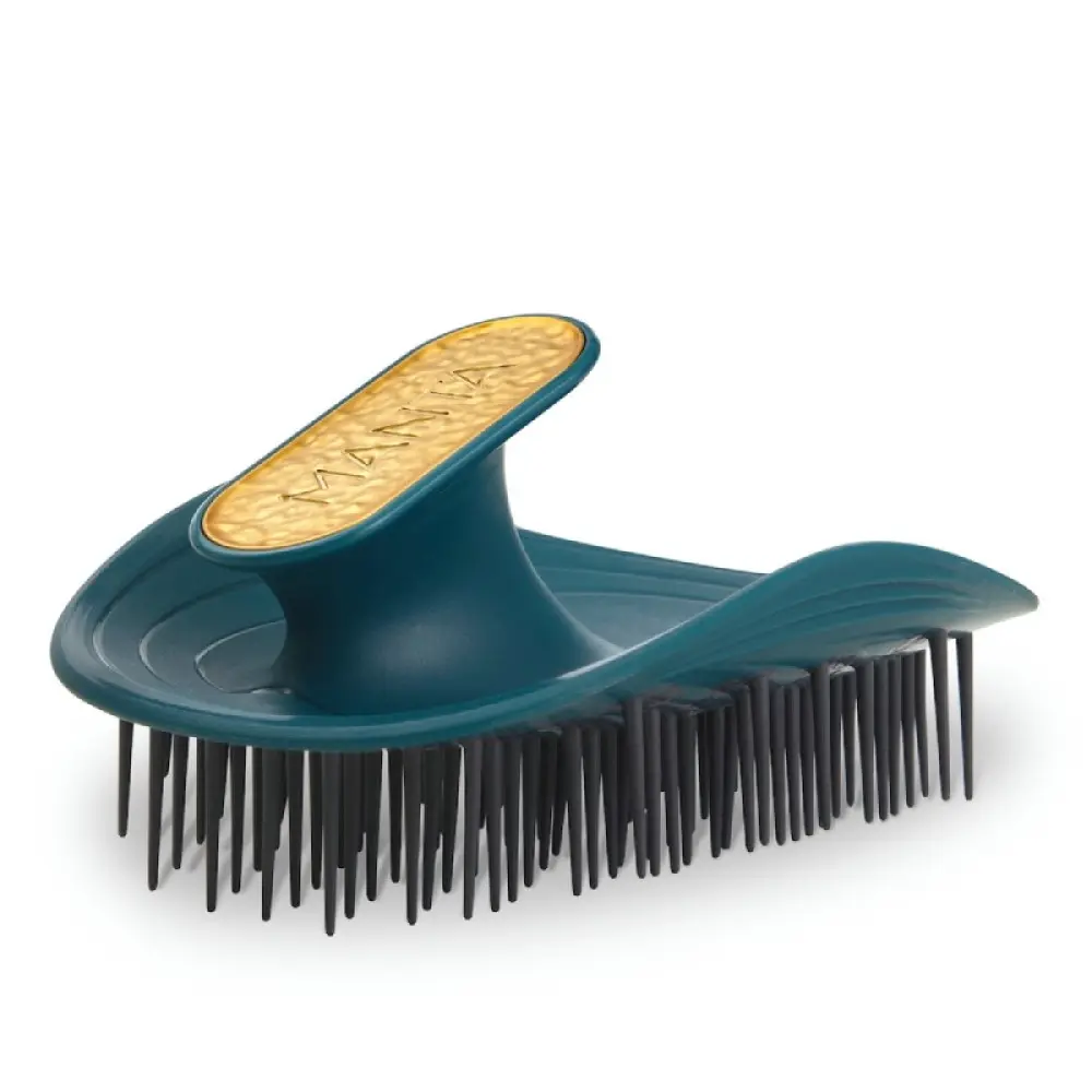 Щітка для кучерявого та хвилястого волосся смарагдовManta Brush Kinks, Coils & Curls Soft Teal, 1 шт