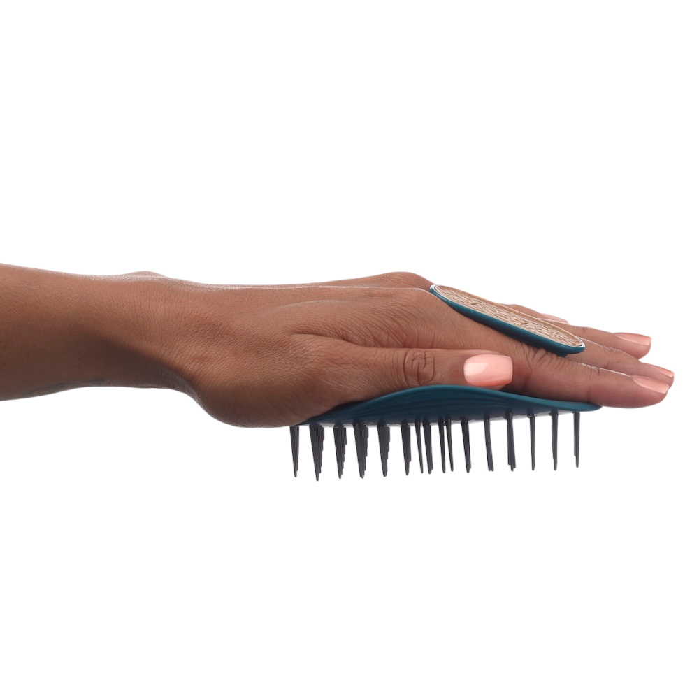 Щітка для кучерявого та хвилястого волосся смарагдовManta Brush Kinks, Coils & Curls Soft Teal, 1 шт