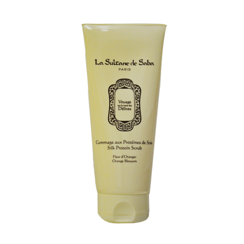 Скраб для тіла шовковий Квіти Апельсину , 200 мл/ Silk Protein Scrub KFO NEW La Sultan de Saba