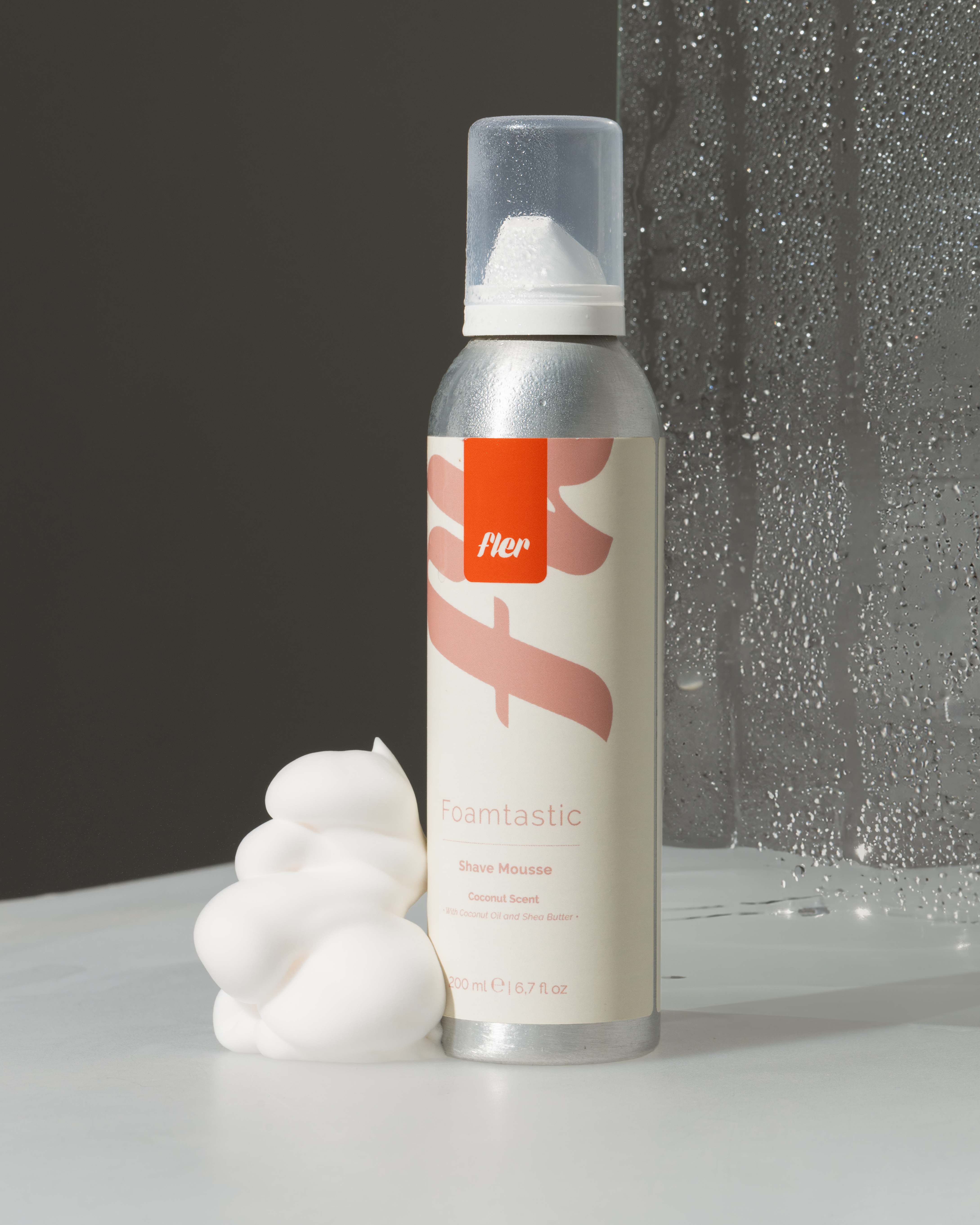 Мус для гоління з кокосовою олією Fler Foamtastic Shave Mousse Coconut Scent, 200 мл