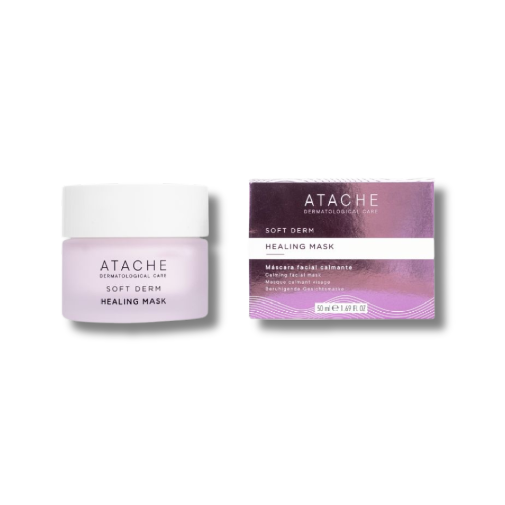 Маска для обличчя заспокійлива антистрес ATACHE Soft Derm Healing Mask 50 мл - 50 мл