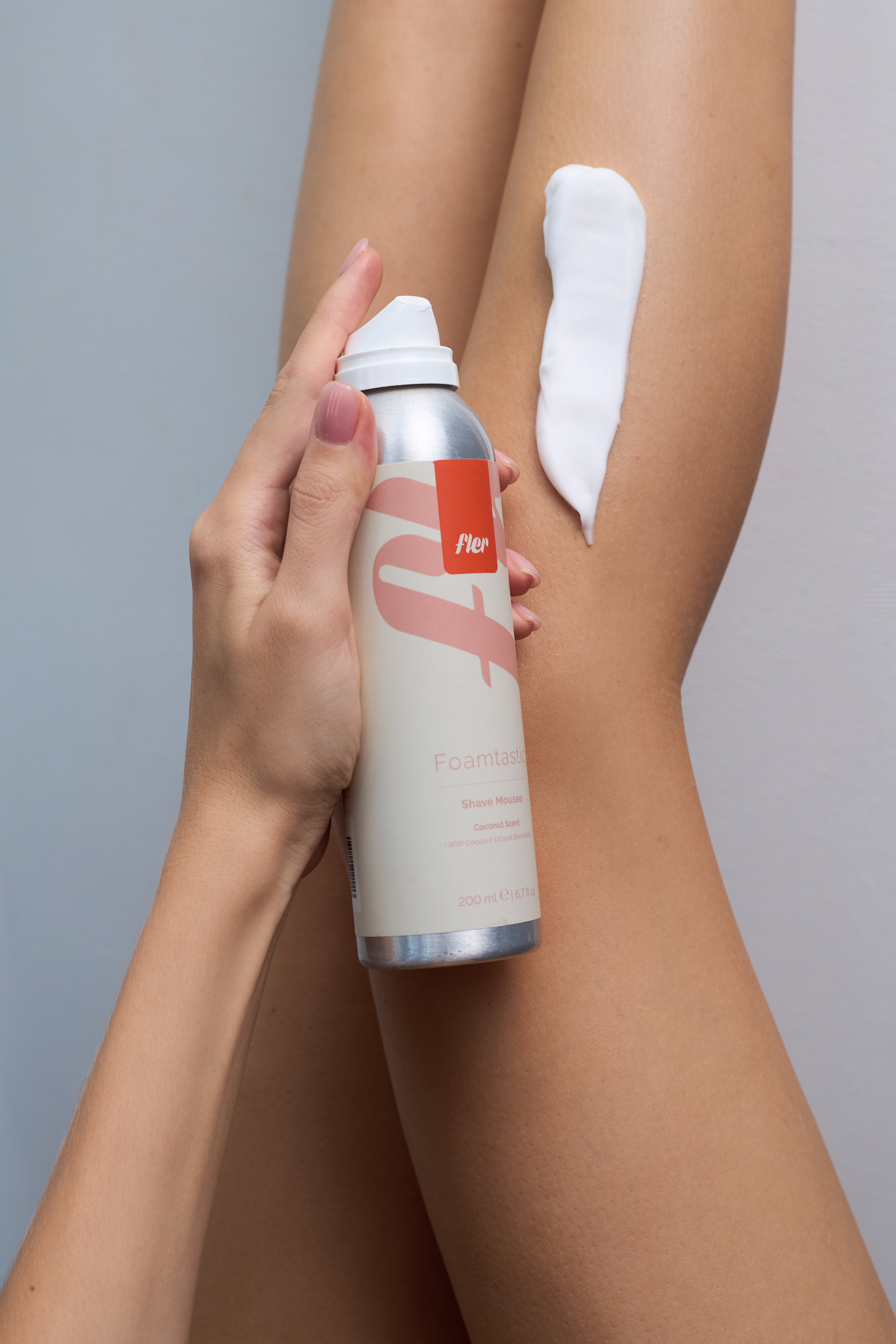 Мус для гоління з кокосовою олією Fler Foamtastic Shave Mousse Coconut Scent, 200 мл