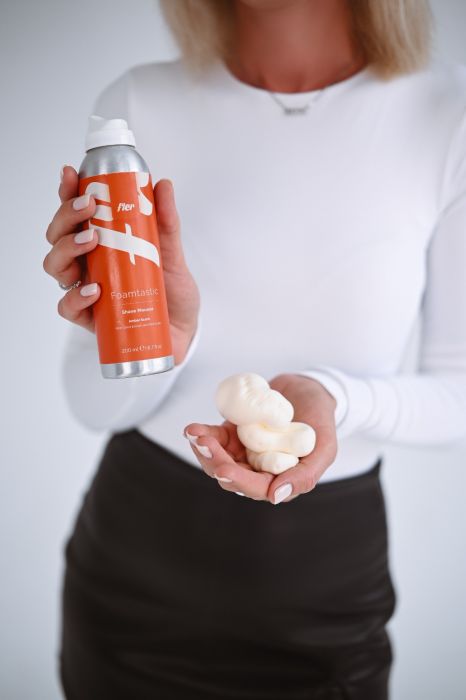 Мус для гоління зволожувальний Fler Foamtastic Shave Mousse Amber Scent, 200 мл