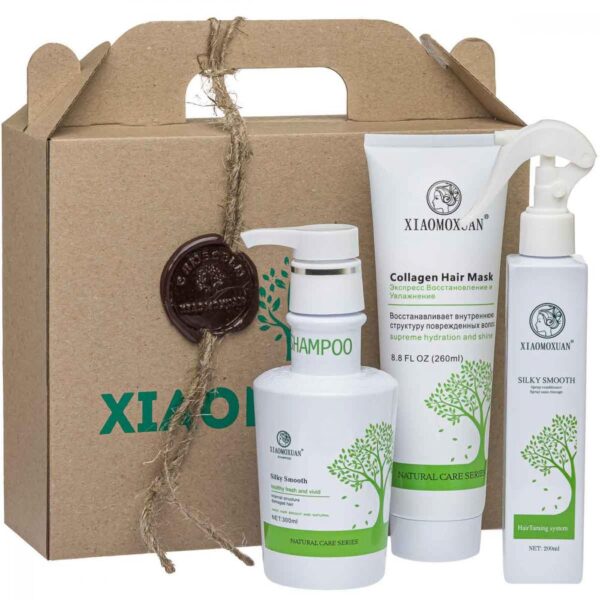 Подарунковий набір для відновлення волосся Xiaomoxuan Collagen Hair Set №3 