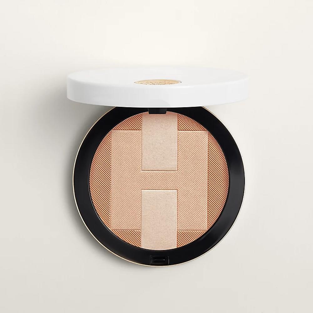 Мінеральна пудра-хайлайтер Hermes H Trio iridescent mineral powder - 02 – Corail Mojave