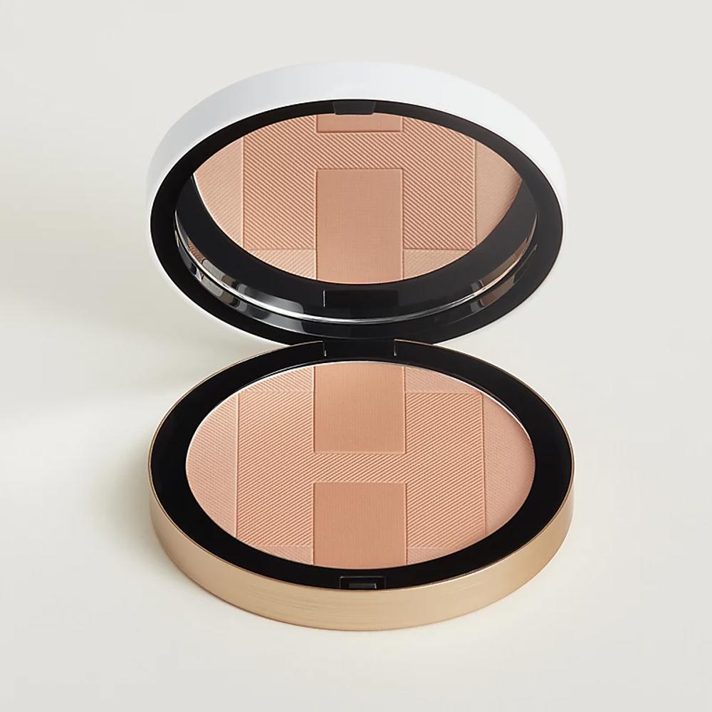 Мінеральна пудра-бронзер Hermes H Trio healthy glow mineral powder - 01 – Tottori