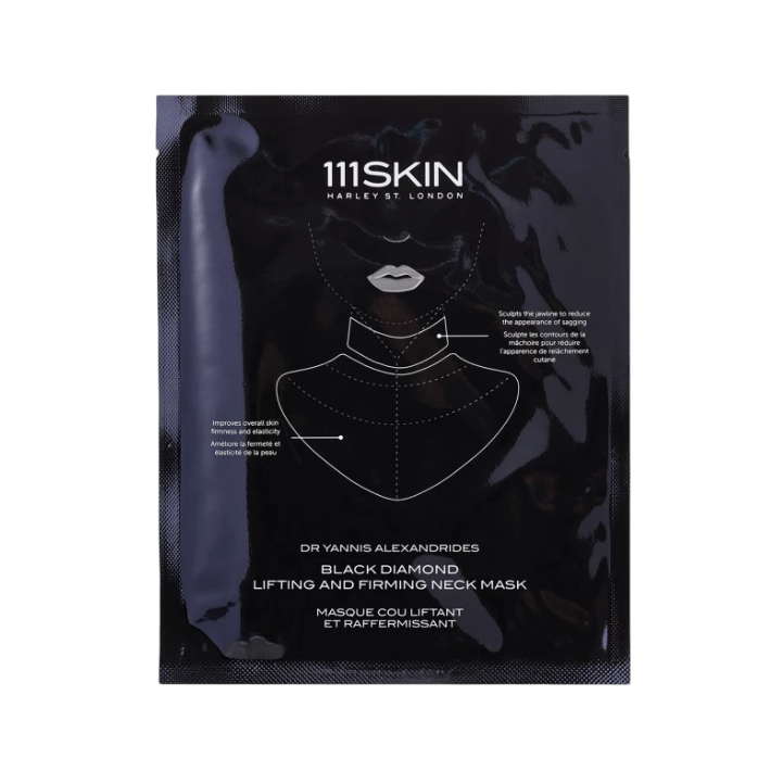 Підтягуюча та укріплююча маска для шиї та декольте 111Skin Celestial Black Diamond