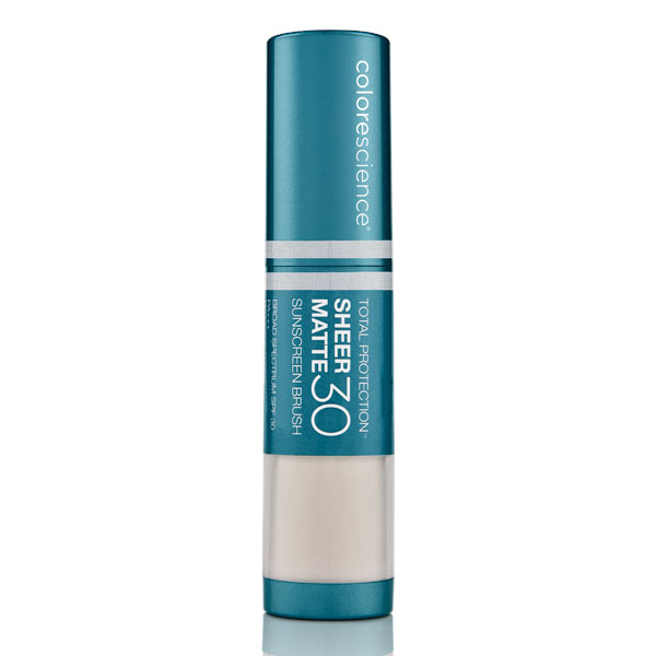 Сонцезахисна пудра з пензлем SPF 30 Colorescience Sunforgettable Sheer Matte, 4,3 г