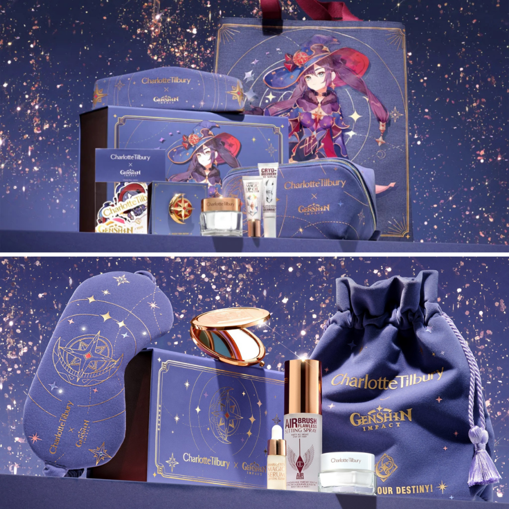 Набір декоративної та доглядової косметики Charlotte Tilbury x Genshin Impact Starry Miracle Box