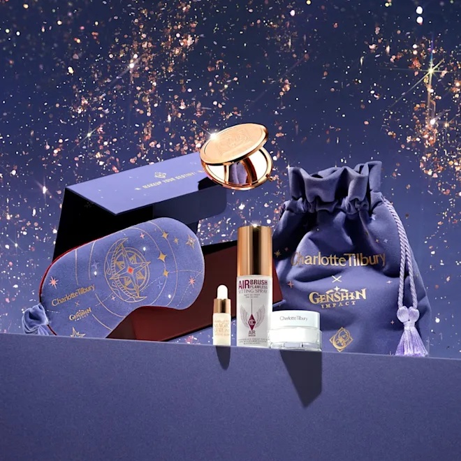 Набір декоративної та доглядової косметики Charlotte Tilbury x Genshin Impact Starry Miracle Box