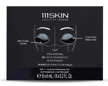 Маска для боротьби зі зморшками і зневодненням навколо очей 111Skin Celestial Black Diamond Eye Mask