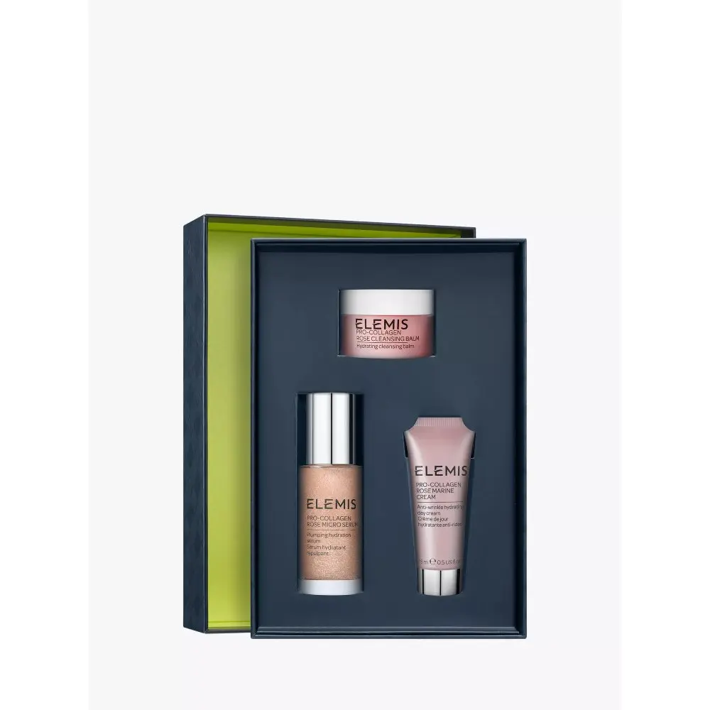 Набір косметики для обличчя Elemis Pro-Collagen Rose Plumping Routine
