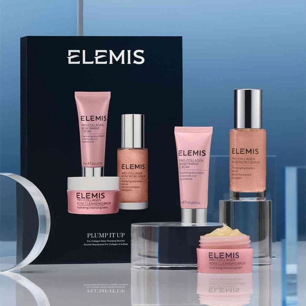 Набір косметики для обличчя Elemis Pro-Collagen Rose Plumping Routine