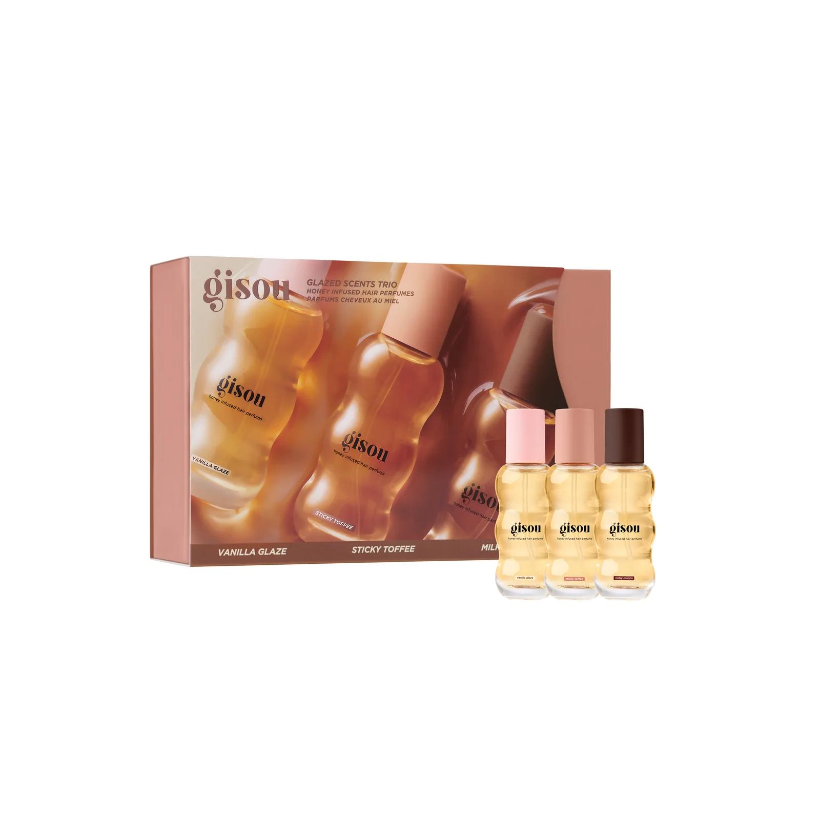 Набір тріо парфмів для волосся Gisou Glazed Scents Trio