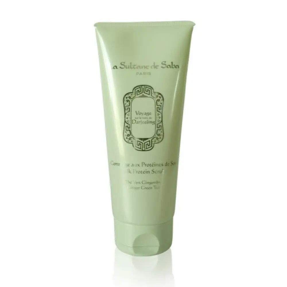 Шовковий скраб для тіла Зелений чай і Імбир / Body Scrub Ginger and Green Tea La Sultan de Saba