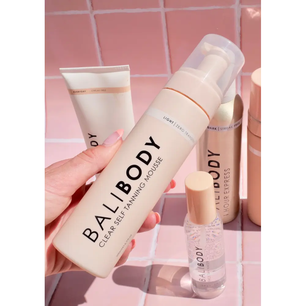 Лосьйон‑мус автозасмага для тіла Bali Body Clear Self Tanning Water, 200 мл