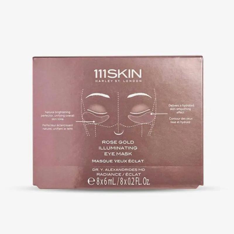 Маска для освітлення шкіри навколо очей з рожевого золота 111Skin Rose Gold Illuminating Eye Mask  - 1 уп. (5 шт)