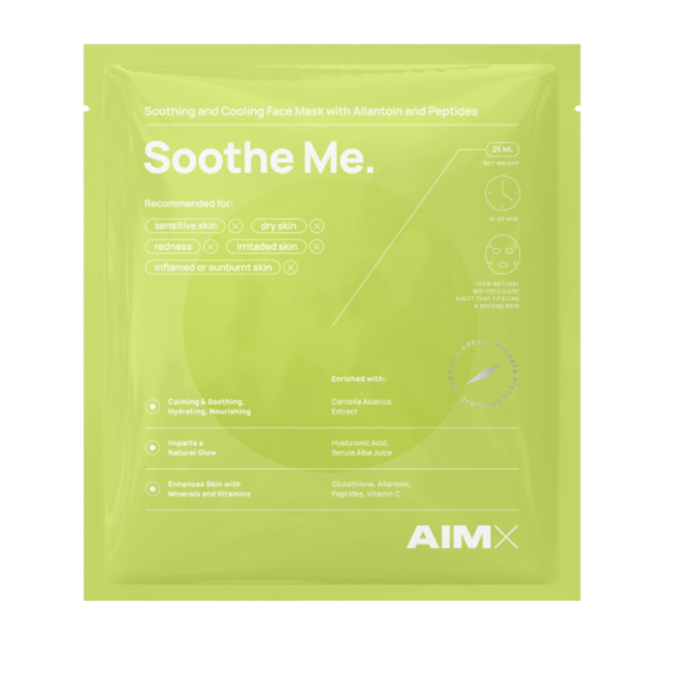 Заспокійлива маска для обличчя AIMX Soothe Me Soothing Face Mask With Peptides