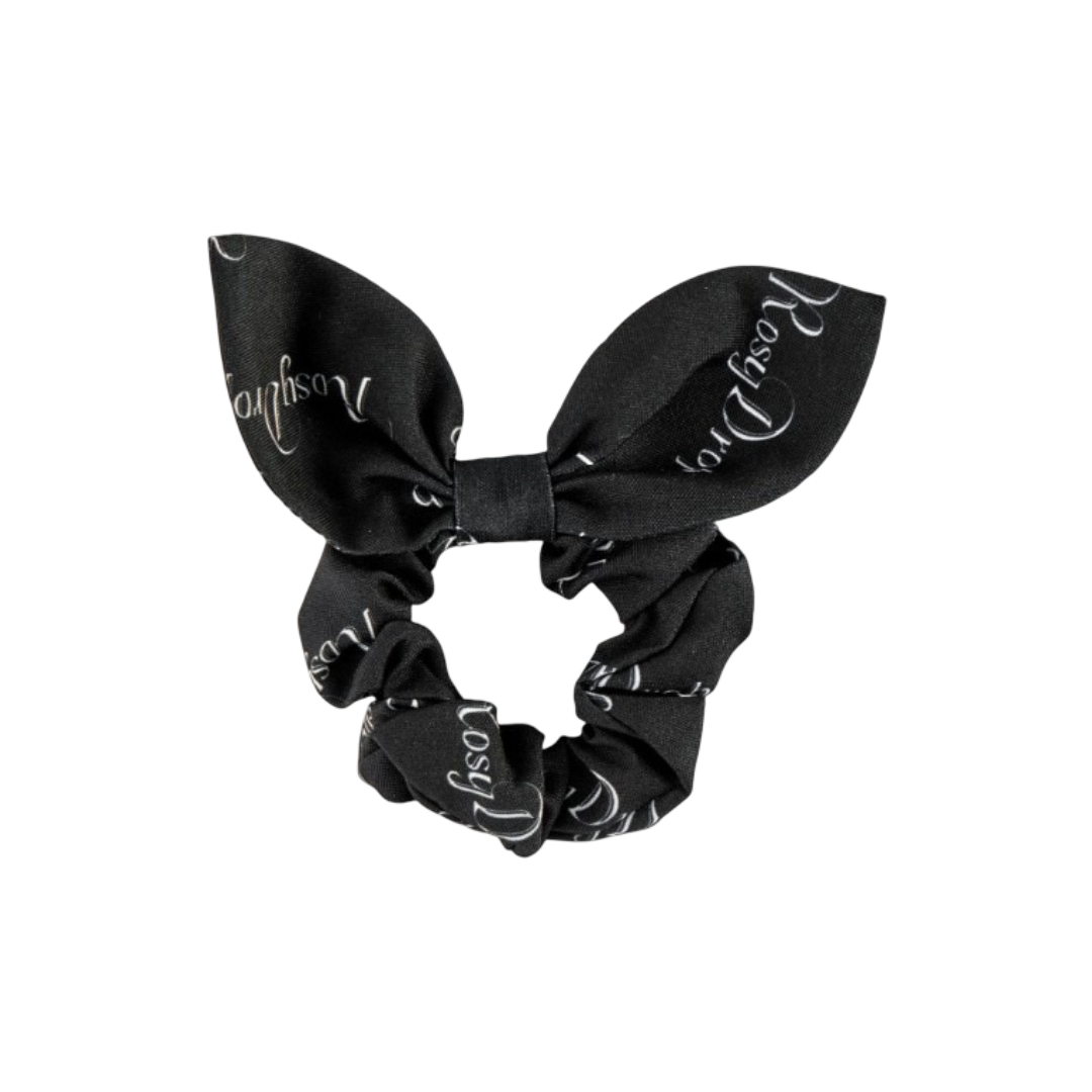 Резинка для волосся чорна Rosy Drop